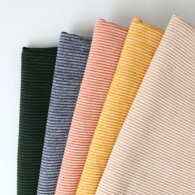 3896# Ladder rib fabrics 24%Cotton 4%Spandex 72%Polyester for sweater, home Textile