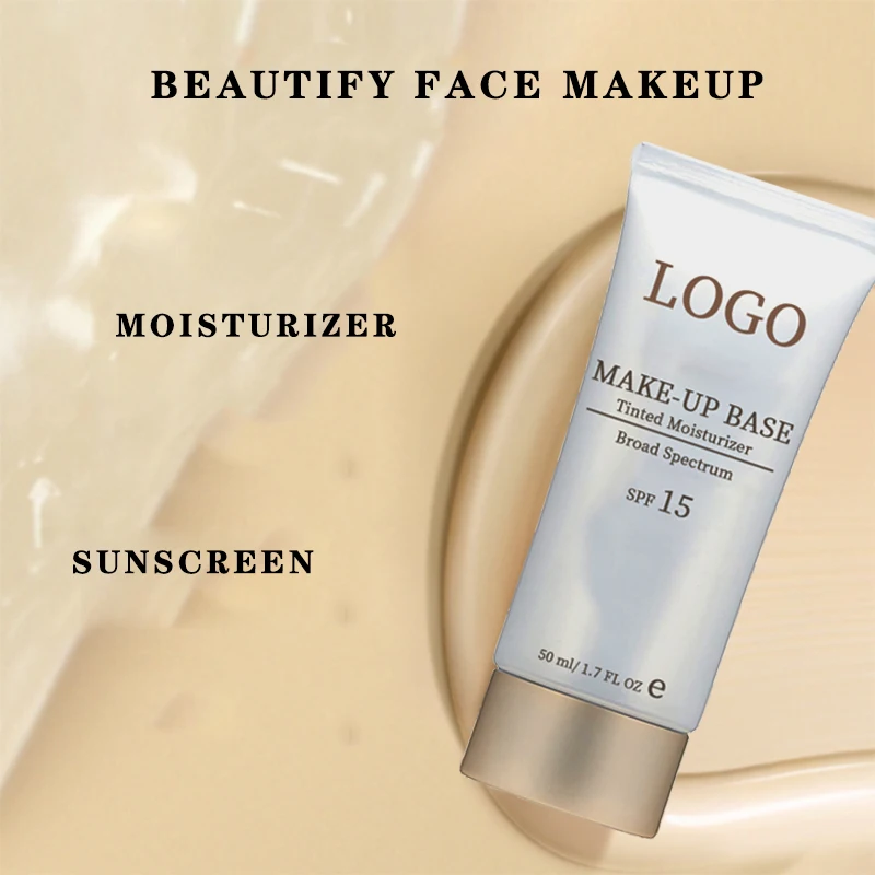 Beauty Cream Makeup Base Paraben-free Waterproof & Full Coverage and Shea Butter & Mineral Makeup Base With Sunscreen