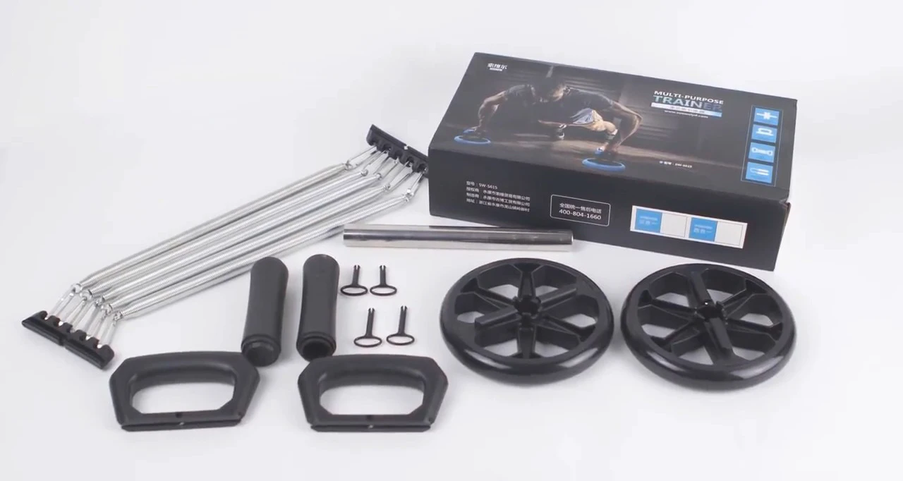 Home Ftiness Assembled Product Core Workout ruedas Abdominal Exercise Sets