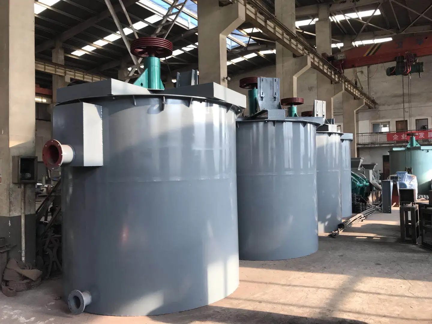 Leaching Tank Mineral Mixing Tank Ore Mixing Flocculent Barrel Blender Leaching Agitation Tank