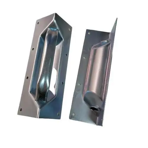 Heavy Duty Blue Zinc Plated Aluminum TV Flight case accessories / Hardware  Corner Handle Durable /flight case Aluminum Profile