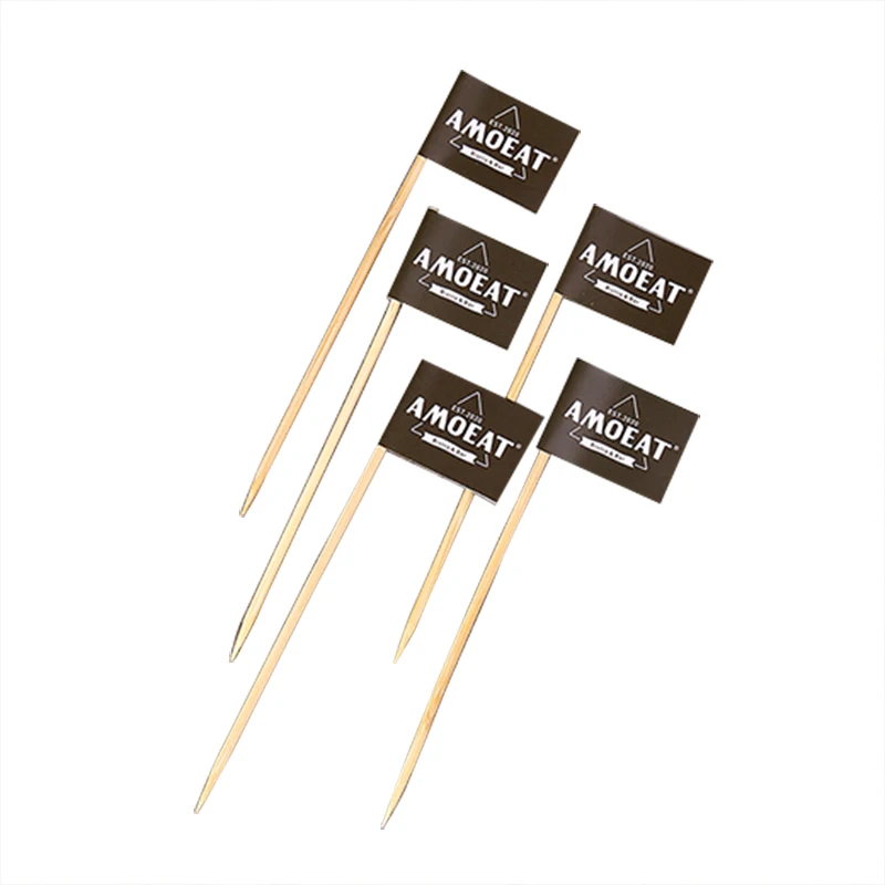 Quality stylish party flag cocktail picks for bar