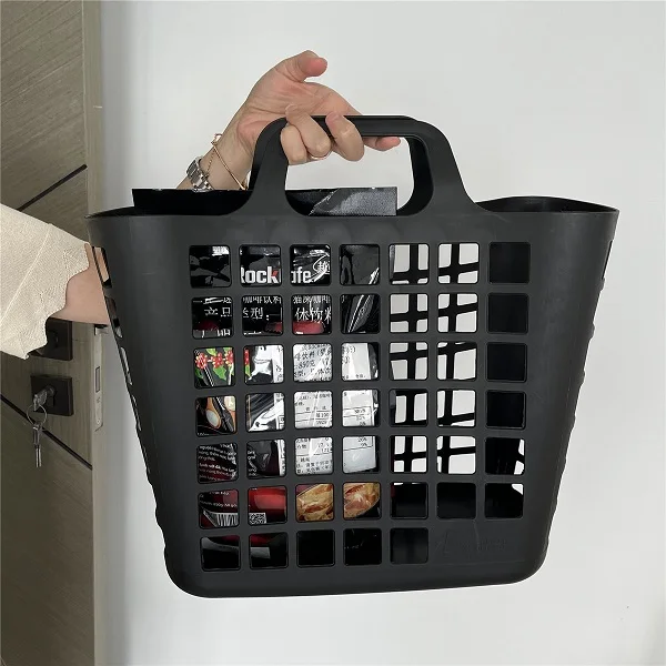 Оптовая продажа, розничная продажа, продуктовый супермаркет, пластиковые ручные корзины для хранения, для продажи