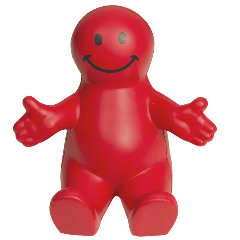 Wholesale Custom Logo Soft Novelty Smiley Phone Holder Foam Squishy Toy High Quality Promotional Phone Holder Stress Relief Ball