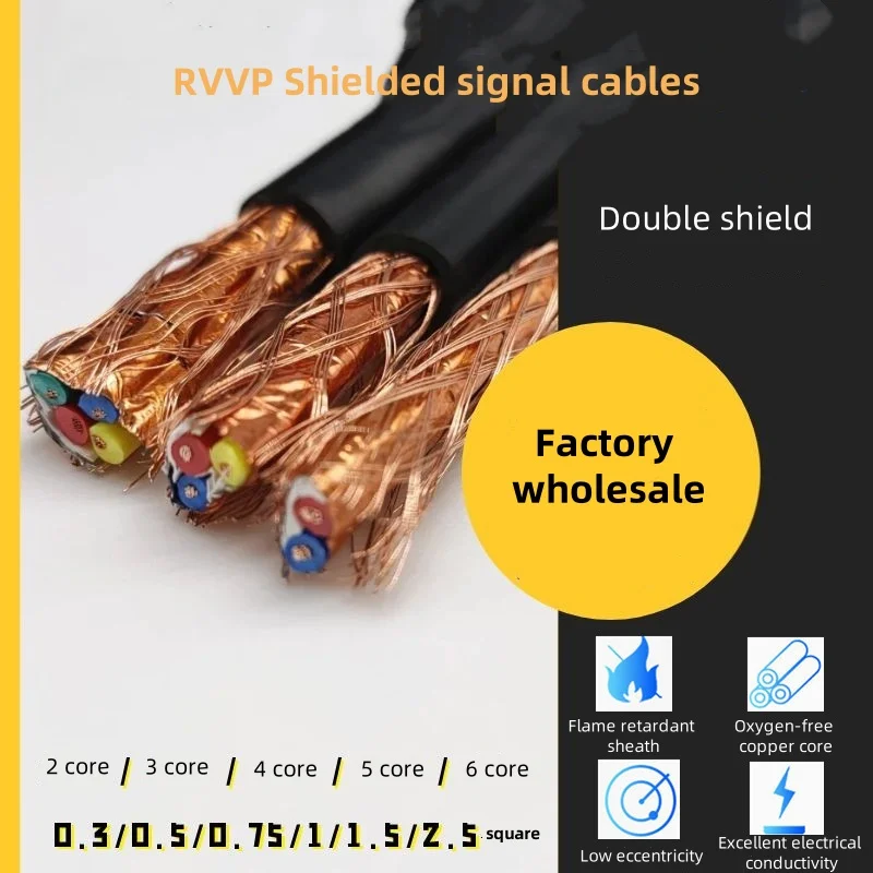 UL 2464 AWM Control Cable 300V 24AWG 28AWG 26AWG PVC Insulated Electric Wire with Copper Conductor for Underground Application