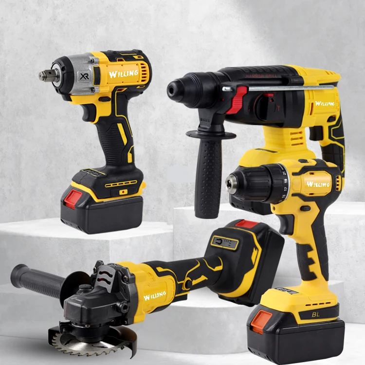 Power Tools High Performance Cordless Drills 18V 1.5Ah Cordless Drill Cordless Screwdriver Drill Lithium Battery Power Tools Kit