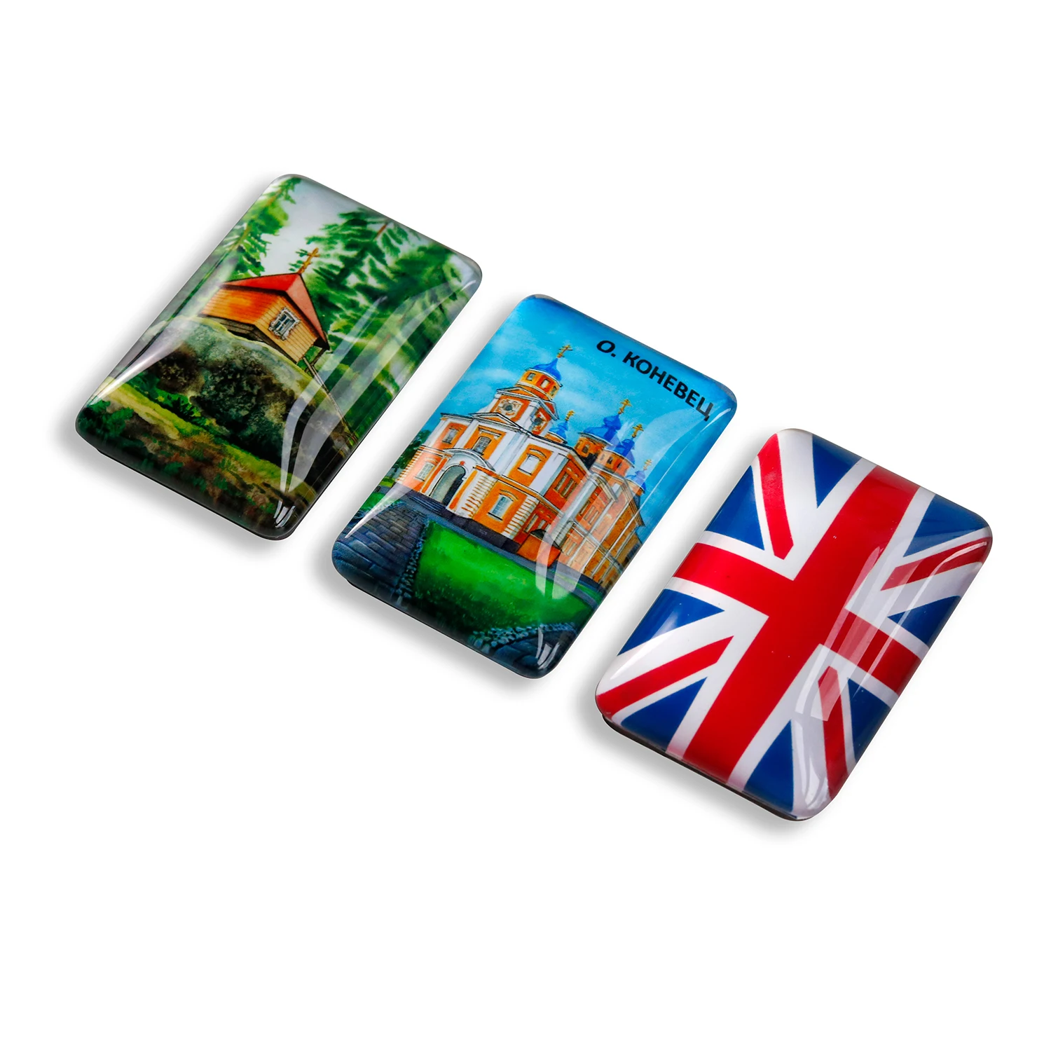 Customized 3D Crystal Glass Tourist City Travel White Board Croatia Fridge Magnet Souvenir Gift Soft Refrigerator Sticker Magnet