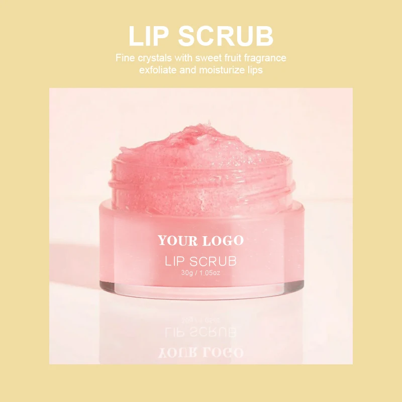 Soften Smooth Exfoliate Lips Lip Peeling Scrub Pink Scrub For Lips