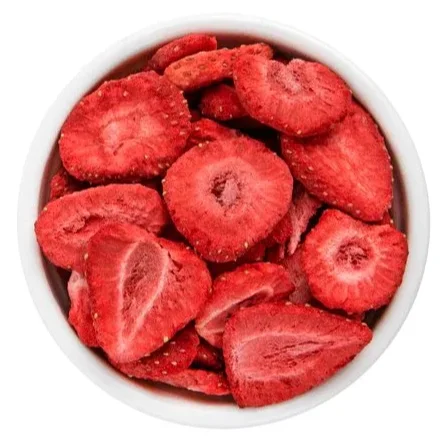 Healthy Snack FD Drying Process Dried Fruit Freeze Dried Freeze-dried Strawberry Slice
