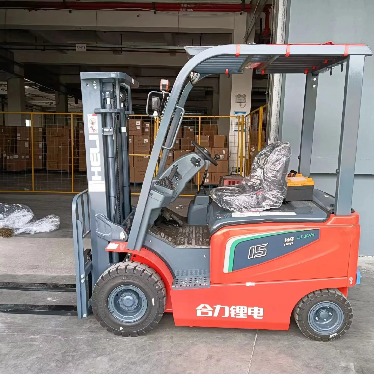 electrical forklift heli 1.5 2 2.5 3 3.5 tons forklift electric with joystick control forklift 5 meter lifting height