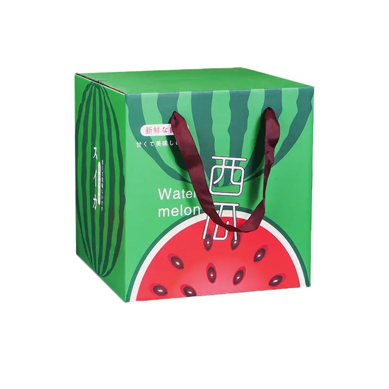 Hot Selling Watermelon Packaging Gift Carton Watermelon Packaging Gift Box Fruit Box Watermelon Packaging Carton Gift Box 1139