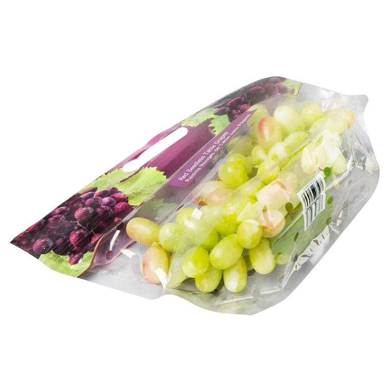 Grapes Plastic Packaging Bags Fruit Plastic Bags for Supermarket
