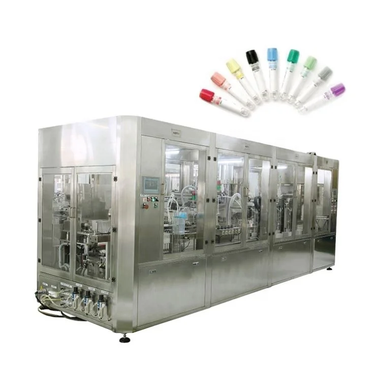 Sterile Blood Test Clot Activator and Separation Gel Vacuum Blood Collection Tube Assembly Machine