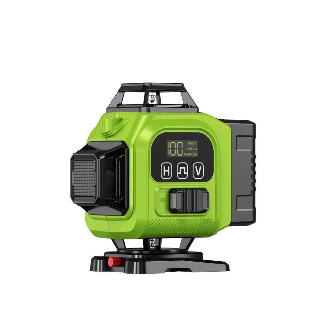 Lazer Level 16-Line Green Beam Self-Leveling Industrial DIY 360 Degree Machine Auto Rotary 3D Construction Nivel Laser Level