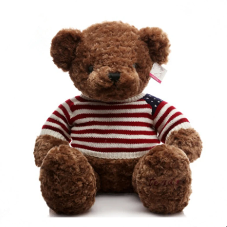 High Quality Plush Stuffed Toy Wearing Clothes Big Teddy Bear