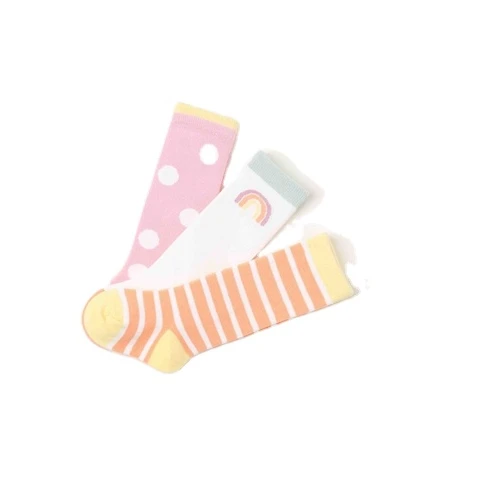 
Comfortable Skin Friendly Warm Casual Kids Knee High Cotton Baby Socks 
