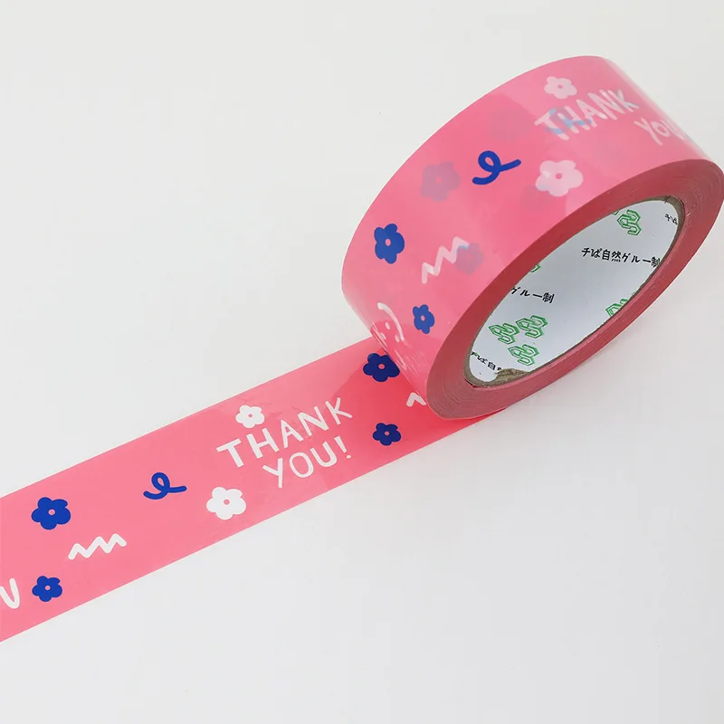 Wholesale 2inch Thank You Logo Adhesive Tape Carton Sealing Scotched Tape Bopp Box Packaging Tape By Suppliers