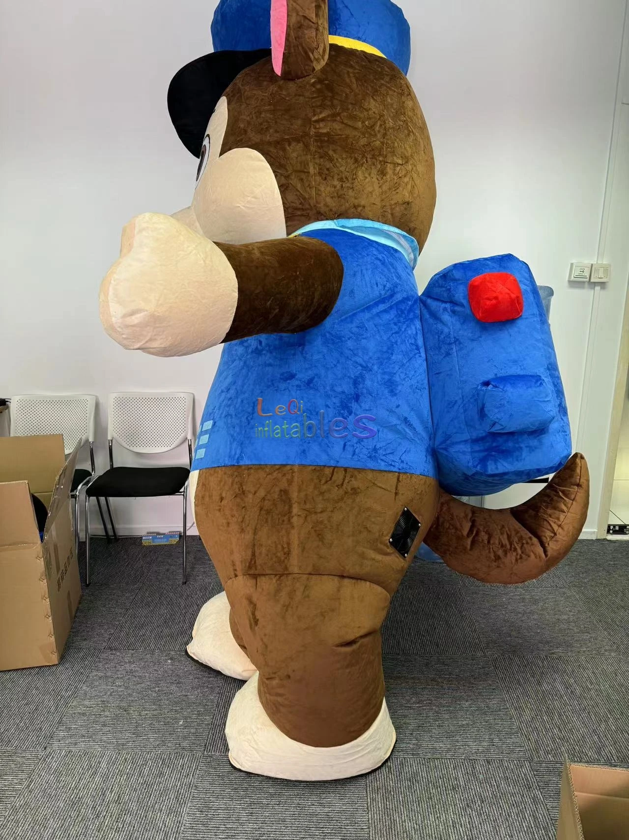 New Arrival TV&Movie Cartoon Character Funny Paw Dog Patrol Dog Inflatable Mascot Costume Cartoon Walking Suit For Adults