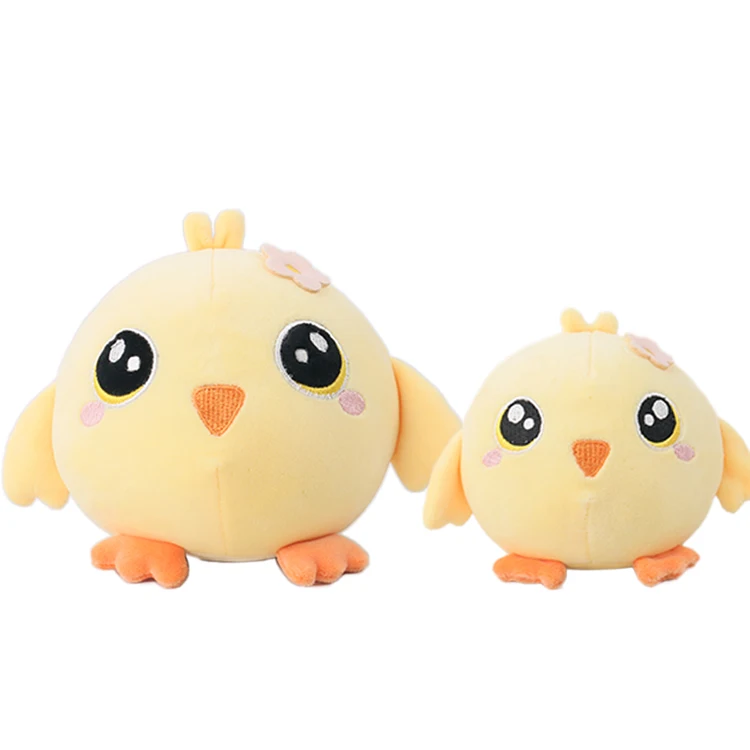 D KING Soft Stuffed Plush Animal Toy Cute Blue Seal Round Plush Toys for Kids