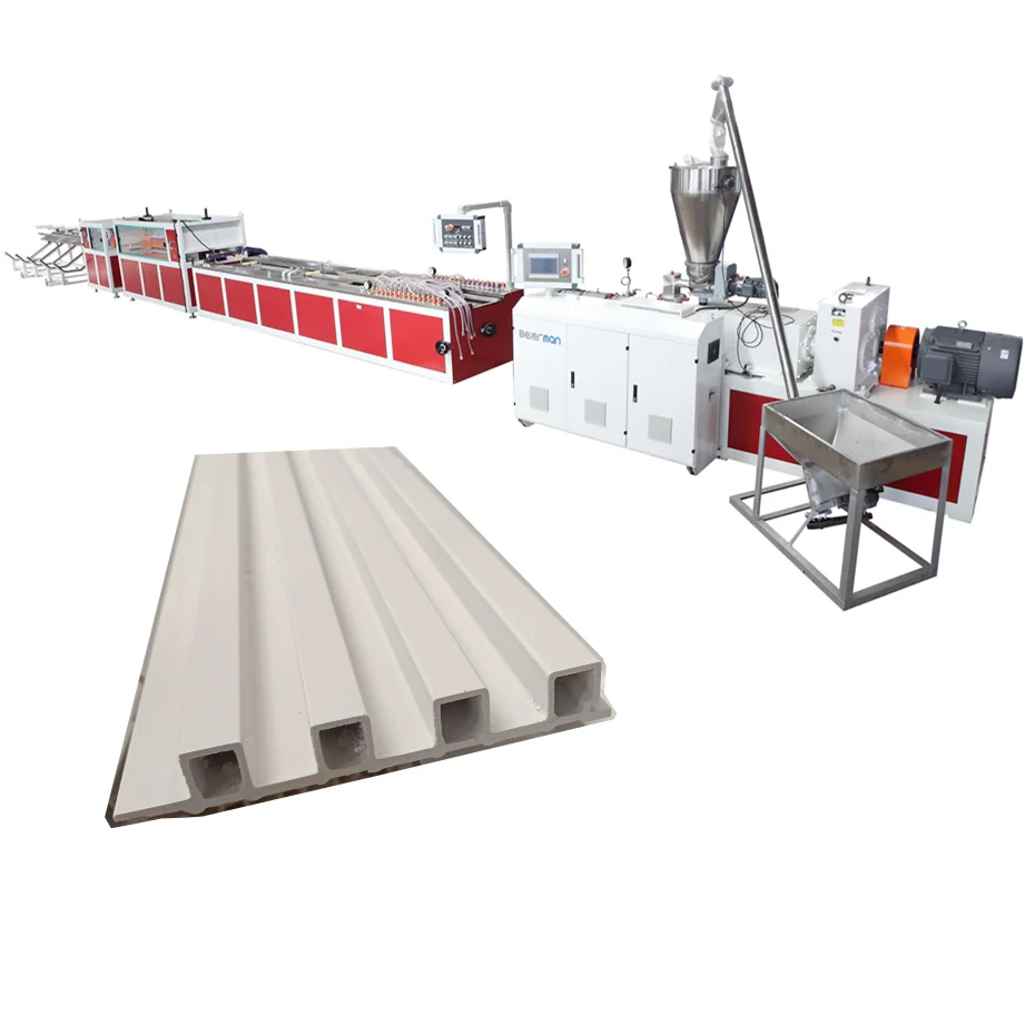 PVC WPC  plastic profile extrusion production line