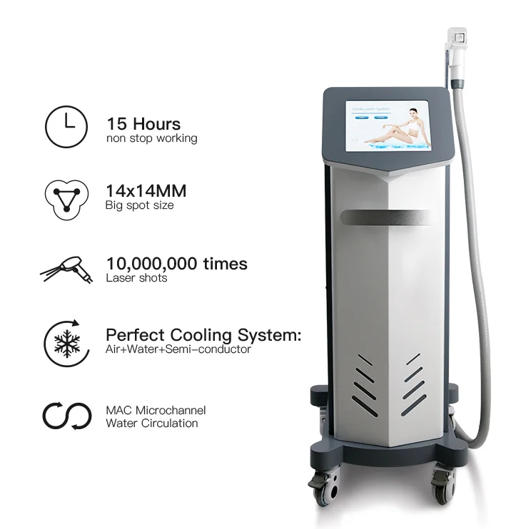 OEM ODM лазер Diodo 808 эпиляция определительный диодный лазер 755 808 1064 машина для удаления волос