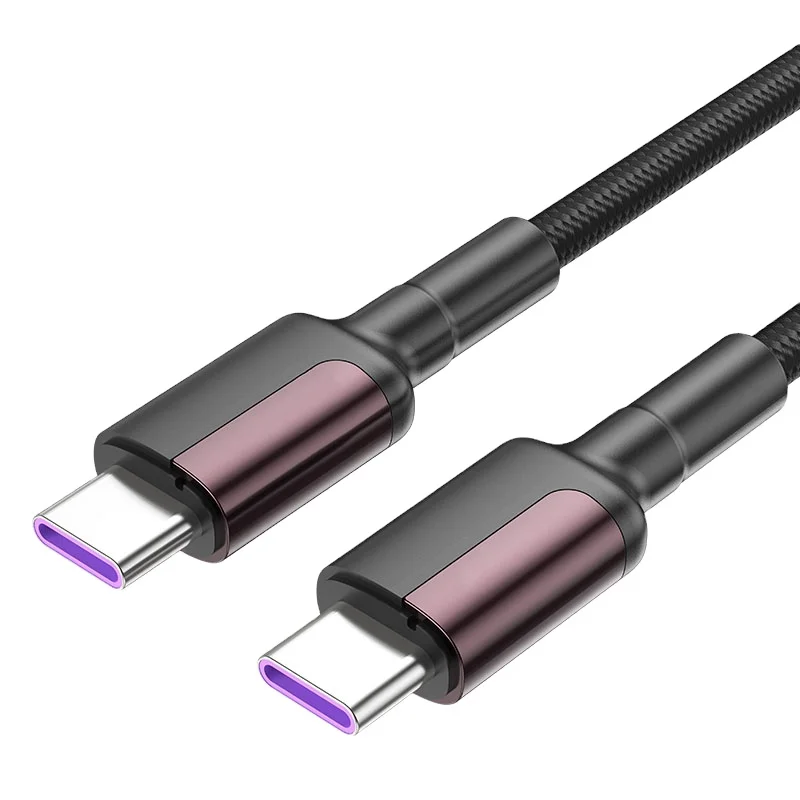 USB C To Type C Cable PD100W 60W Fast Charge Mobile Cell Phone Charging Cord Wire For Xiaomi Samsung Huawei Macbook iPad