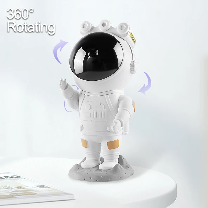 New projector lamp USB starry sky night light with remoter kids star projector astronaut light