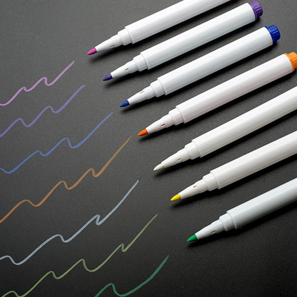 Non-toxic Wet Clean Fine, Tip Liquid Chalk Marker Pens/