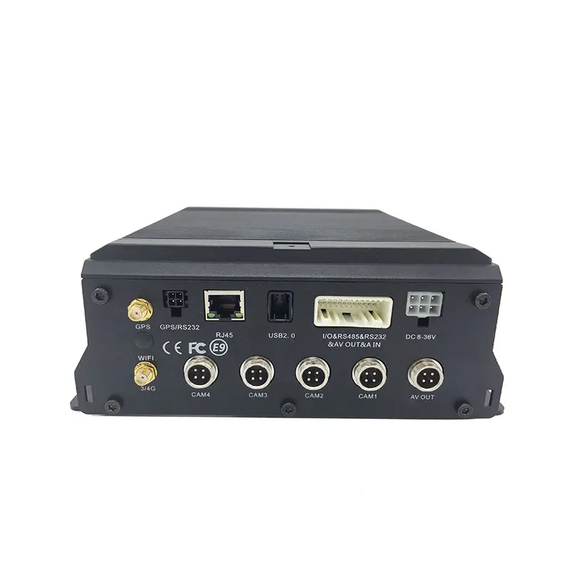 4CH 1080P Mobile Truck HDD SSd DVR 4G LTE GPS Positioning Car DVR