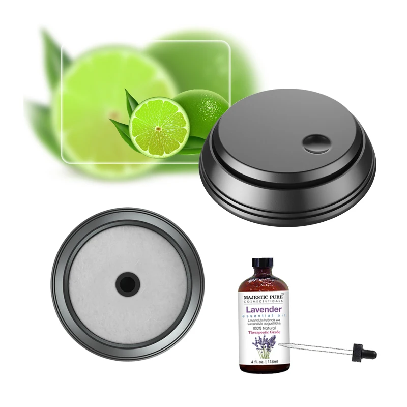 
Natural essential oil mini aroma diffuser car Alluminium alloy air freshener 