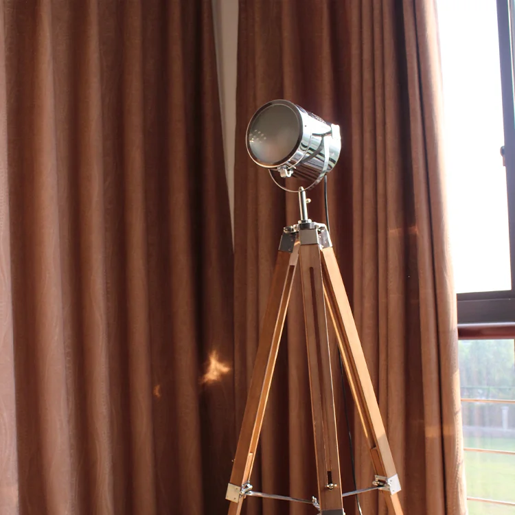 Оптовая продажа, простой дизайн, Современная декоративная осветительная арматура для помещений, 60 Вт, штатив, светодиодная напольная деревянная подставка, лампа