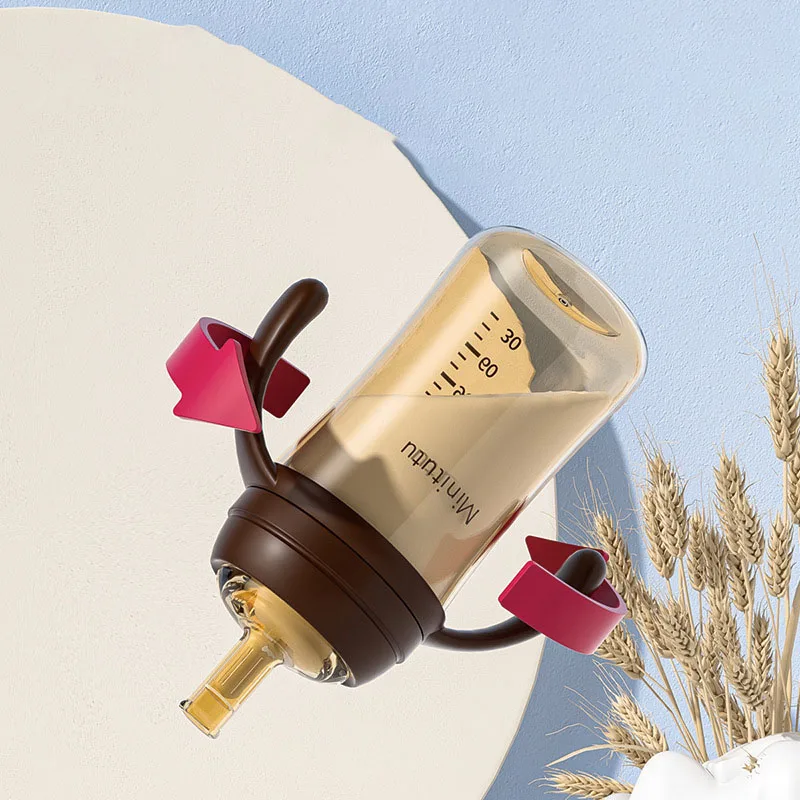 Wide-mouth nano drinking cup water cup milk bottle one cup three-purpose duckbill pacifier large capacity