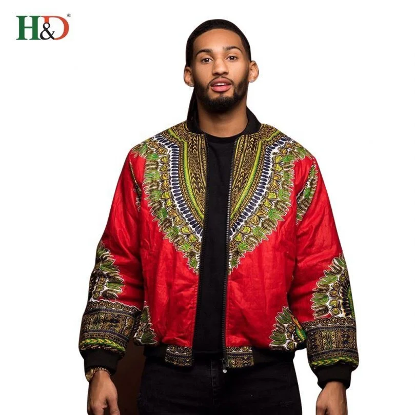 
 Хлопковая крутая африканская куртка H & D, оптовая продажа, онлайн-магазин, низкая цена, мужская одежда Дашики  