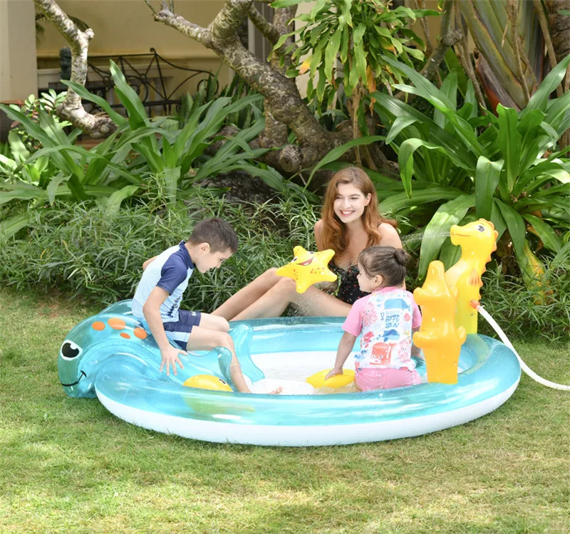 Inflatable pool Water play spray in Summer Water Park Swim Center Family Swimming Pool ball pit Outdoor Toys for Children Adults