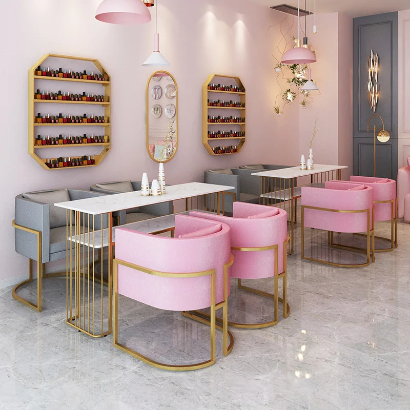 2019 nail equipment movable portable nail salon manicure table for nail pedicure
