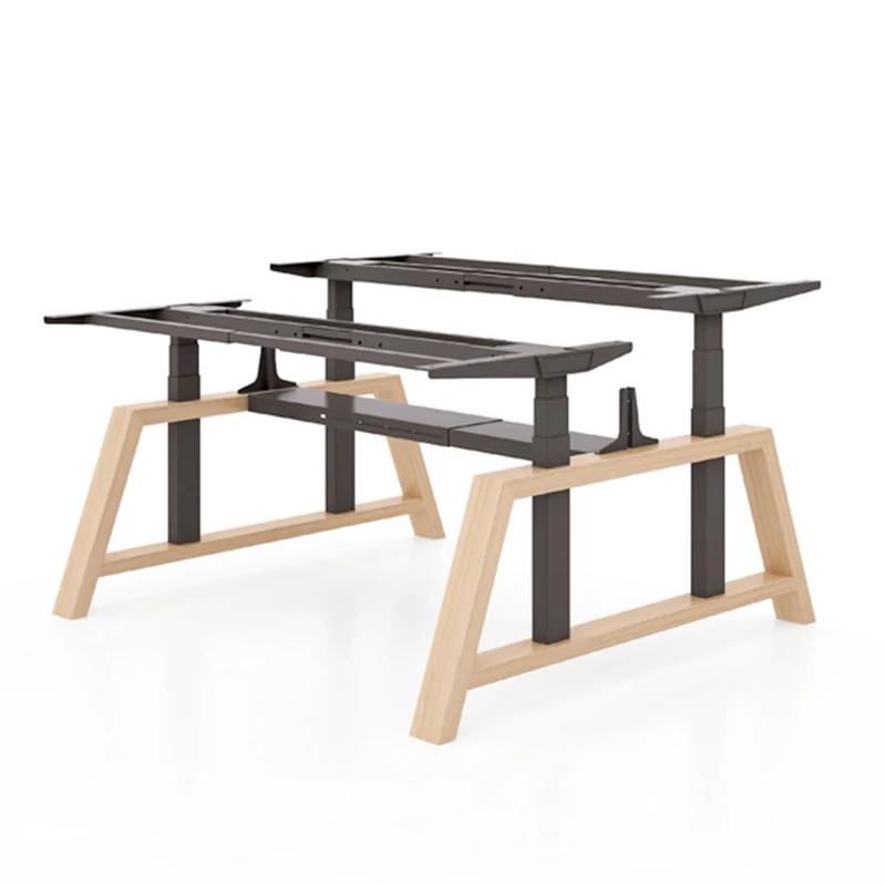 electric frame lifting table legs frame dual motor height adjustable desk standing