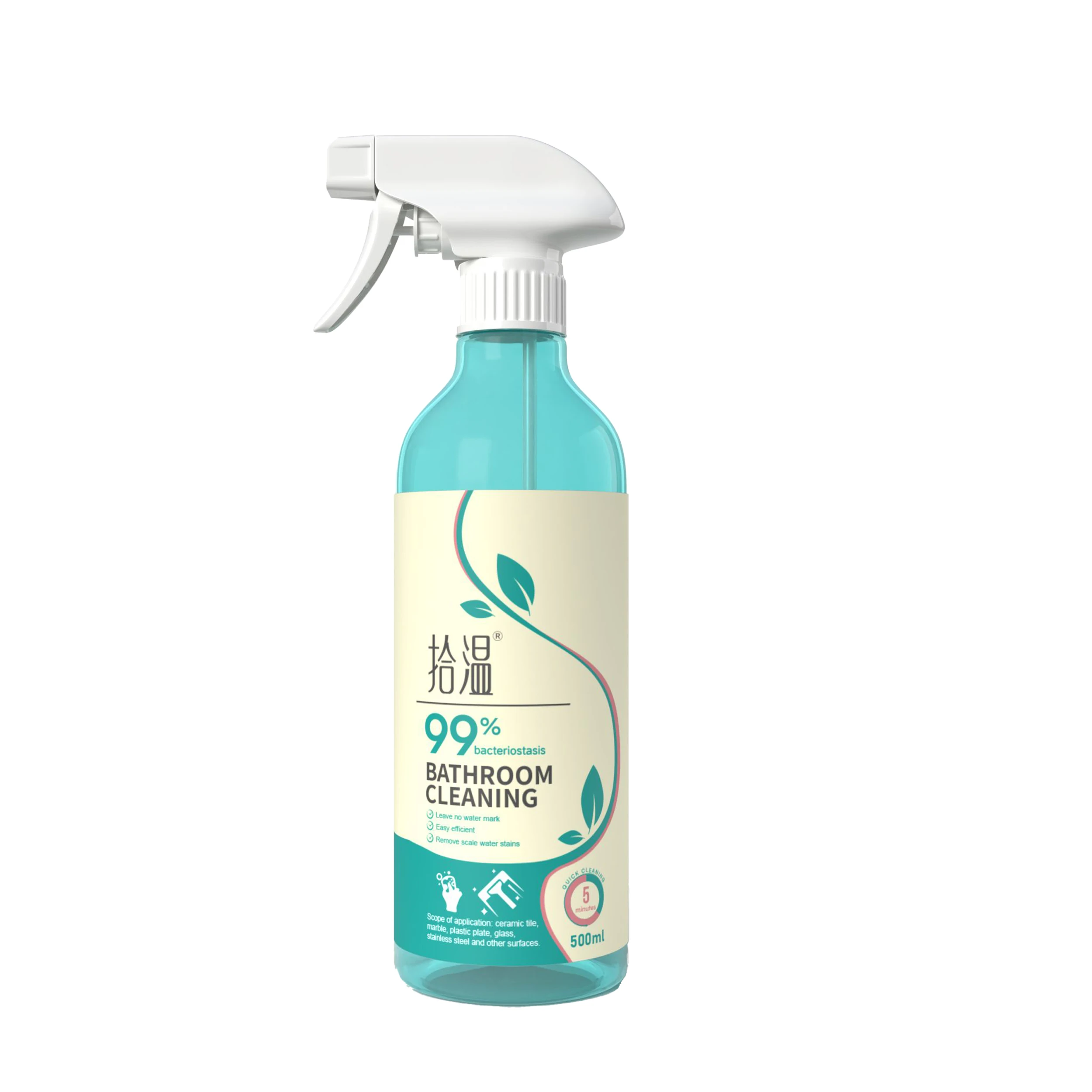 High Quality Eco-Friendly Tile Descaler Floor Tile Cleaner Household Stain Remover Spray Bathroom Glass Cleaner