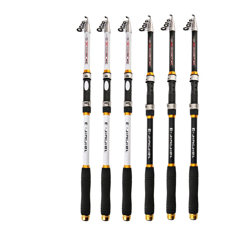 Manufacturer High Quality Carbon Fiber Spinning Sea Carp Telescopic Fishing Rod For Saltwater