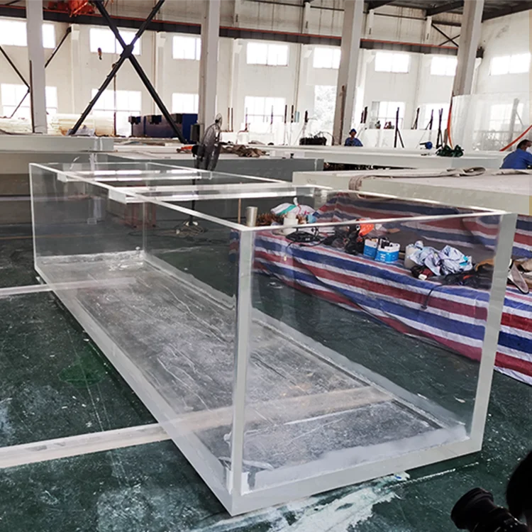 Профессиональный дизайн бесшовное соединение Морские резервуары для кормления морской рыбы аквариум Sebo @