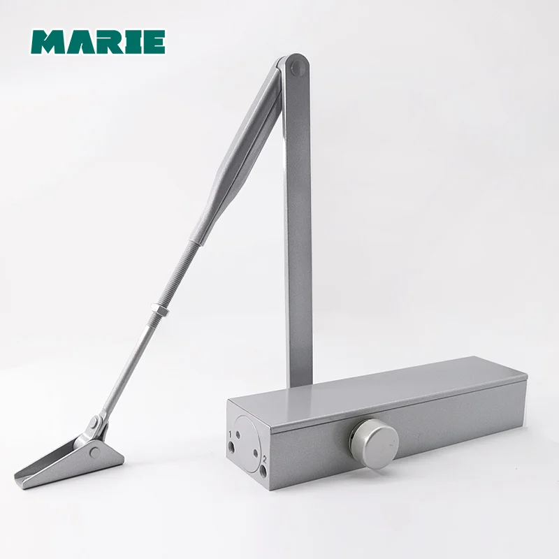 Hydraulic Door Closers with Adjustable Latching Speed and Spring for Efficient Door Closing