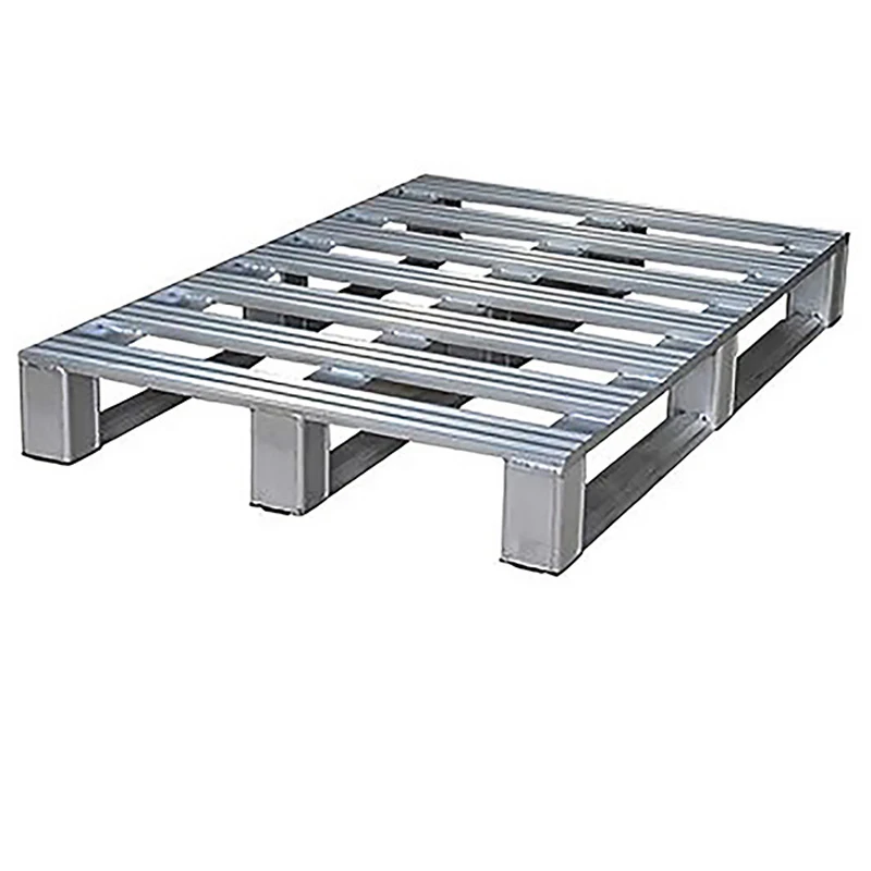 Factory custom-sized forklift pallets Galvanized pallets for battery transportation iron Pallet Warehouse Storage Racking