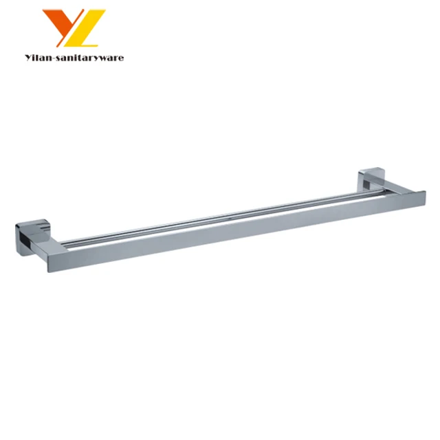 Hot Seller Square Towel Rails Towel Bars Bathroom Double Towel Racks