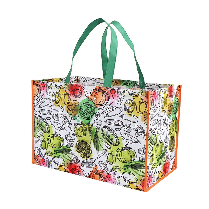 Reusable Eco Friendly Non Woven Shopping Bag Non-woven Fabric customized sublimation print tote Bag with Logo