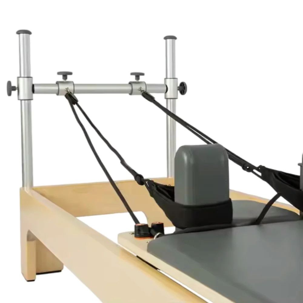 Fitness Equipment Commercial Pilates Studio White Maple Wood Pilates Reformer Equipment Reformer Pilates