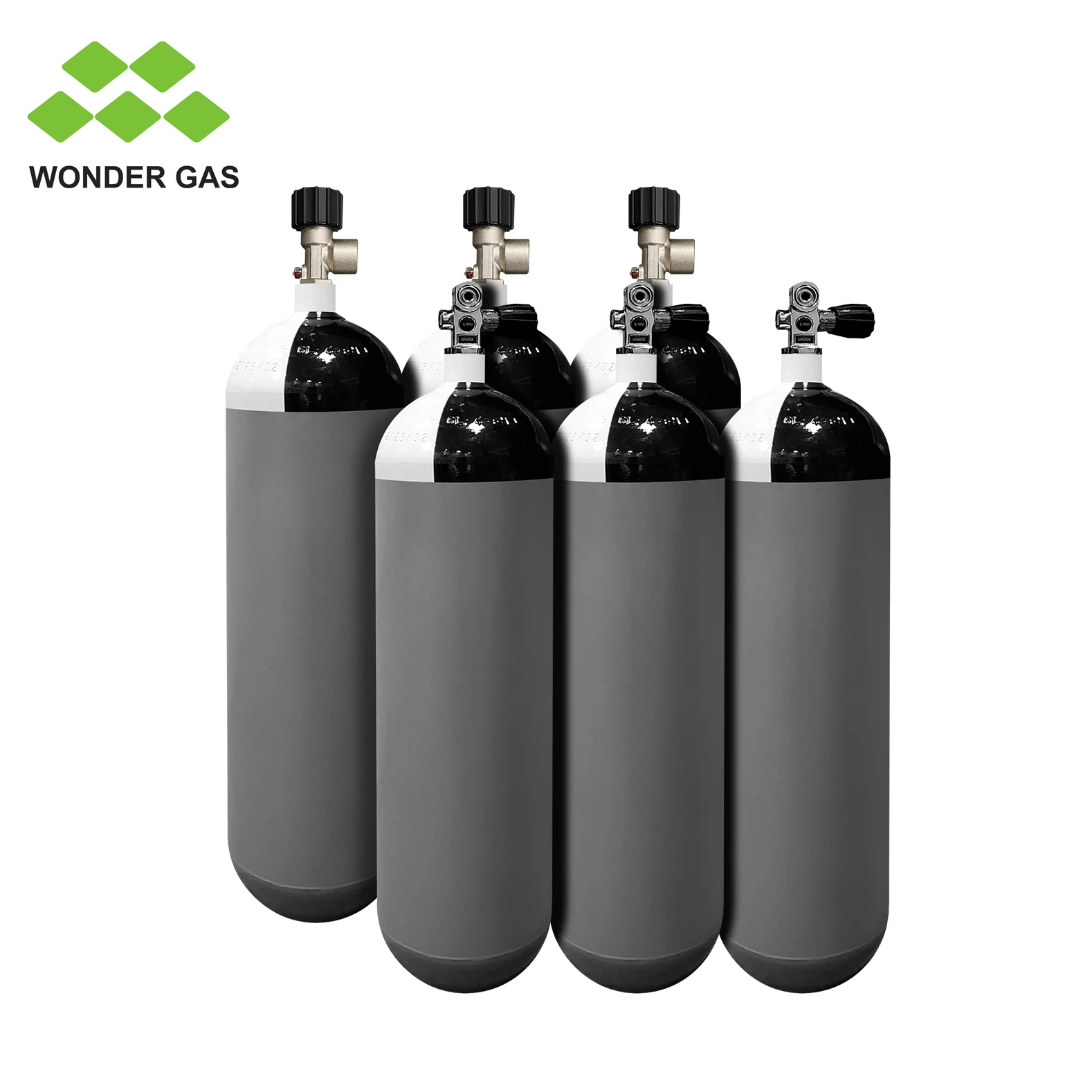 6L SCBA Cylinder High Pressure 300Bar Steel Cylinder TPED ISO 9809-1 Steel Gas Cylinder For European Market