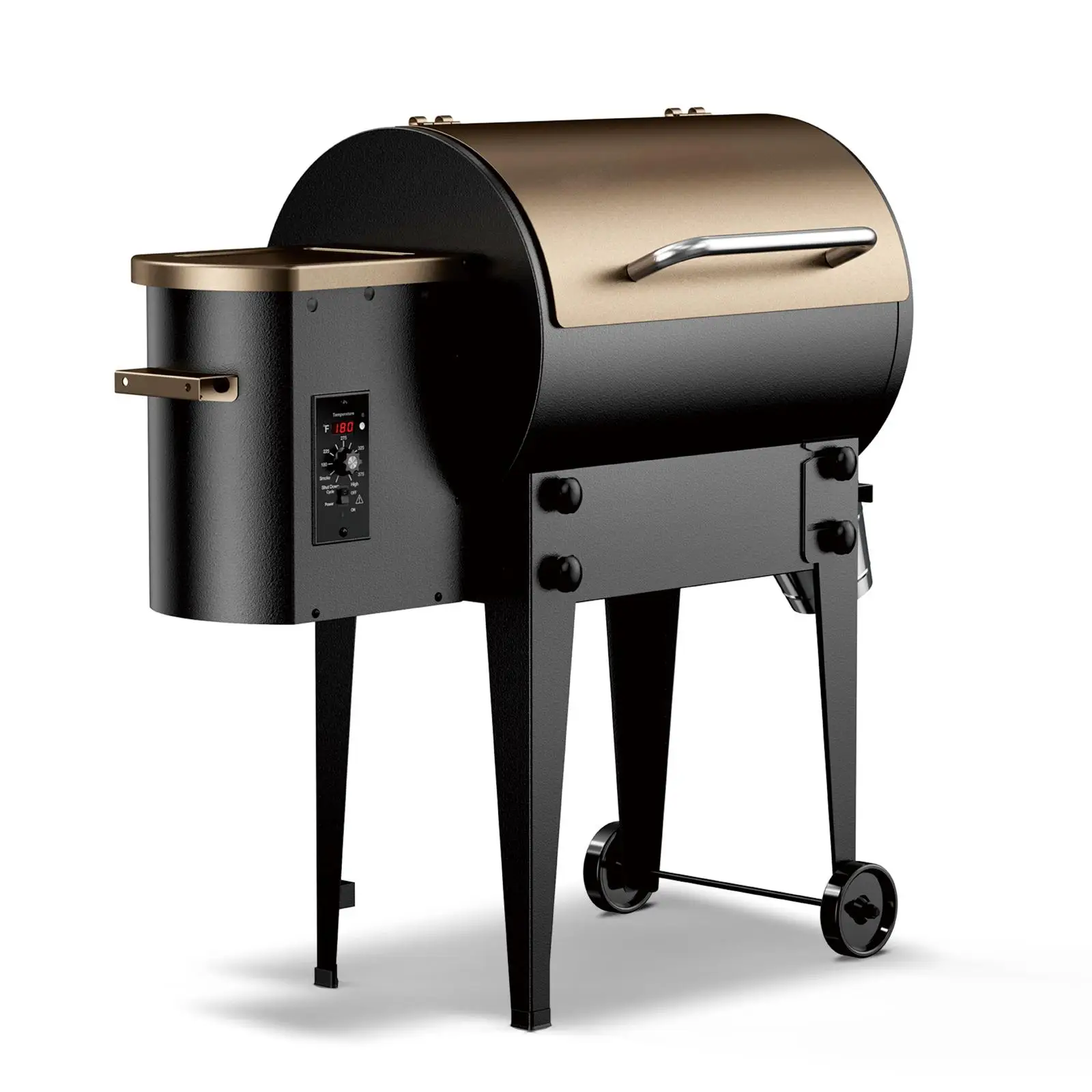 Hot Sale BBQ Portable Foldable Pellet Grill Smoker Wood PelletOven with Electric Digital Control for Camping