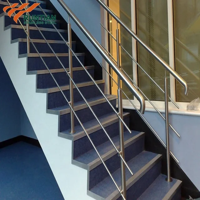 Decorative Composite Square Glass Railing Stainless Steel Side Mounted Balustrade Posts