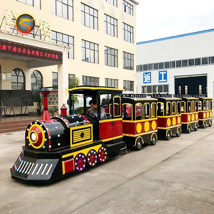 Hot design fun fair game tourist  train electric shopping mall kiddie train in other amusement park products