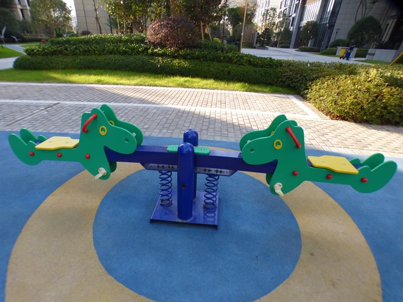 Cartoon  Park Commercial Playground Seesaw  Outdoor Playground Equipment Seesaw For Kids