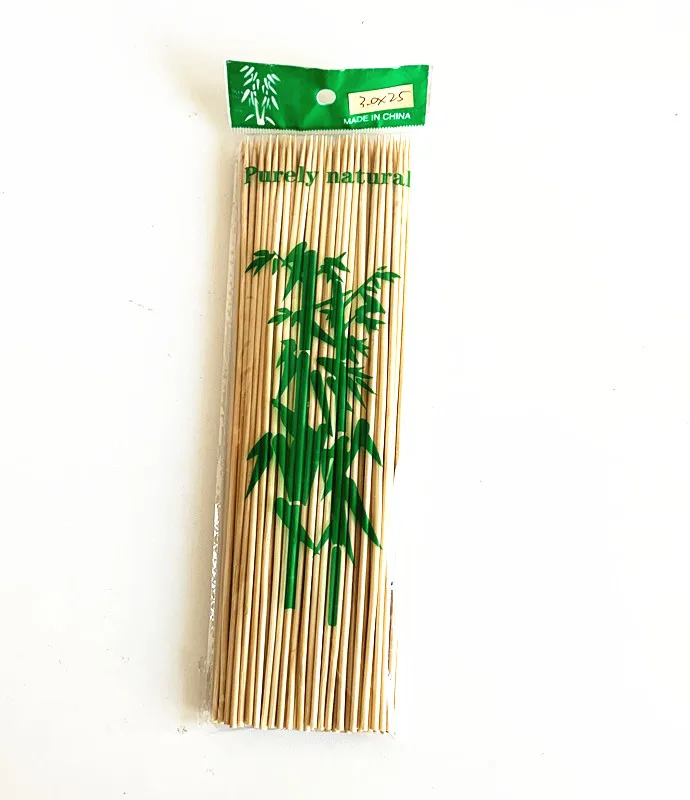 Export Quality Good Price Source Manufacturer Nature Bamboo Sticks Wholesale Bamboo Barbecue Skewers
